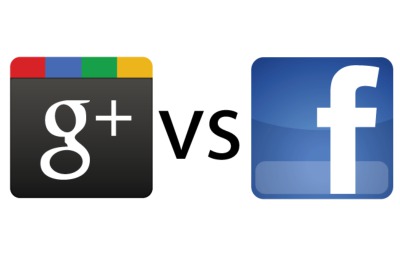 google-plus-vs-facebook-logo